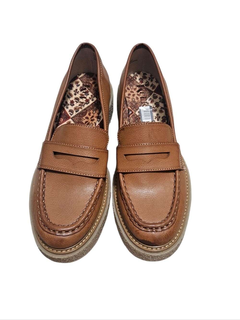 Korks Haidee Penny Loafers - Classic Slip-On Style Womens NEW FLAW